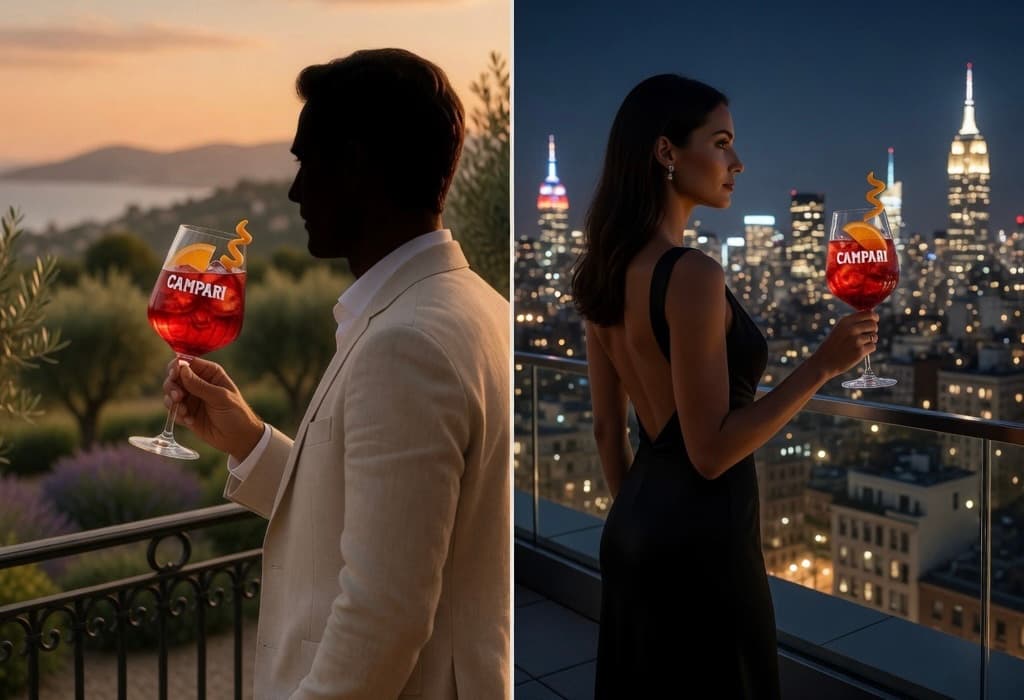 Two people, two cities, one moment