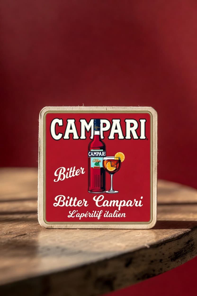 Campari coaster